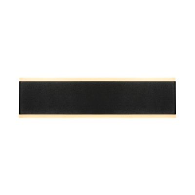 NELSON APPLIQUE LINEARE IN ALLUMINIO BIANCO O NERO LED INTEGRATO CCT SWITCH LARGHEZZA CM 30 O CM 50 Mantra - Cristalensi Shop On