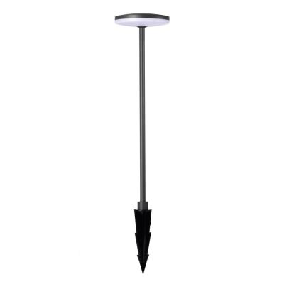 AKITA PALO DA GIARDINO CON SUPPORTO O CON PICCHETTO NERO ALTEZZA CM 60 O CM 80 LED 12W LUCE 3000K Mantra - Cristalensi Shop Onli