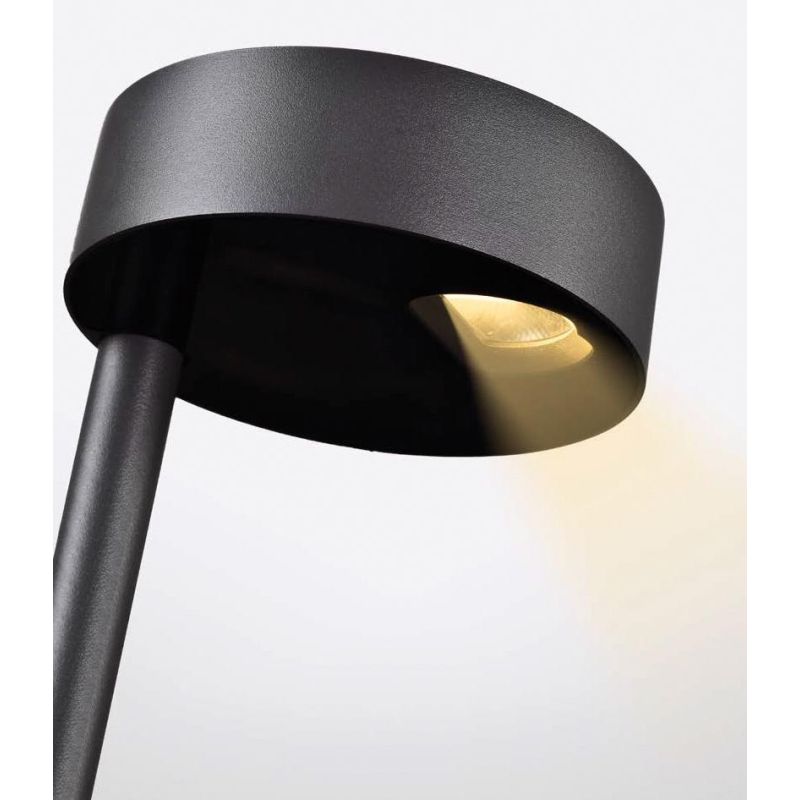 NAGANO PALO DA GIARDINO CON SUPPORTO O CON PICCHETTO NERO O CORTEN ALTEZZA CM 80 LED 7W LUCE 3000K Mantra - Cristalensi Shop Onl