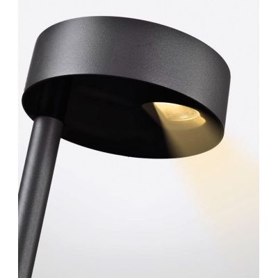 NAGANO PALO DA GIARDINO CON SUPPORTO O CON PICCHETTO NERO O CORTEN ALTEZZA CM 80 LED 7W LUCE 3000K Mantra - Cristalensi Shop Onl