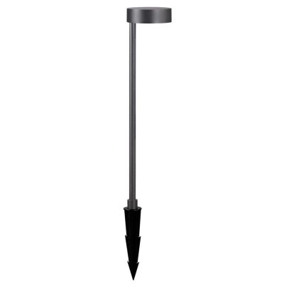 NAGANO PALO DA GIARDINO CON SUPPORTO O CON PICCHETTO NERO O CORTEN ALTEZZA CM 80 LED 7W LUCE 3000K Mantra - Cristalensi Shop Onl