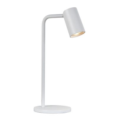 SAL LAMPADA DA TAVOLO IN METALLO BIANCO, NERO O ORO MODERNA IN DUE ALTEZZE ATTACCO GU10 Mantra - Cristalensi Shop Online