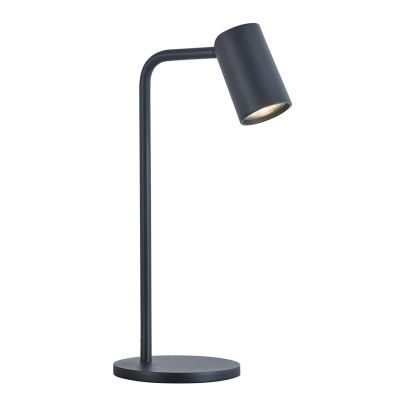 SAL LAMPADA DA TAVOLO IN METALLO BIANCO, NERO O ORO MODERNA IN DUE ALTEZZE ATTACCO GU10 Mantra - Cristalensi Shop Online