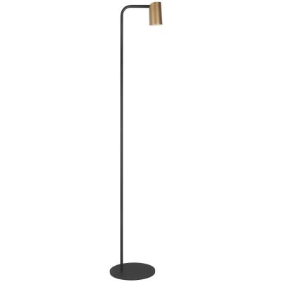 SAL LAMPADA DA TERRA IN METALLO BIANCO, NERO O ORO ALTEZZA CM 120 MODERNA ATTACCO GU10 Mantra - Cristalensi Shop Online