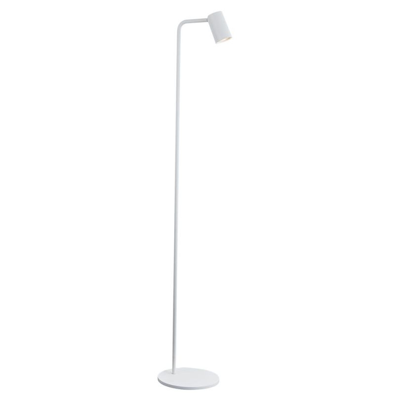 SAL LAMPADA DA TERRA IN METALLO BIANCO, NERO O ORO ALTEZZA CM 120 MODERNA ATTACCO GU10 Mantra - Cristalensi Shop Online