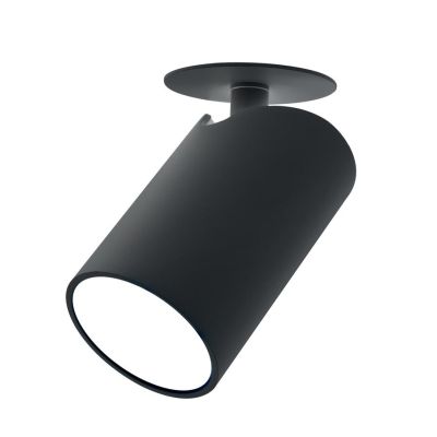 SAL FARETTO DA INCASSO IN METALLO BIANCO O NERO CON SPOT ORIENTABILE LAMPADINA GU10 Mantra - Cristalensi Shop Online