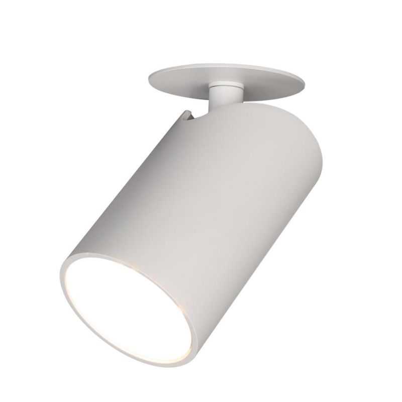 SAL FARETTO DA INCASSO IN METALLO BIANCO O NERO CON SPOT ORIENTABILE LAMPADINA GU10 Mantra - Cristalensi Shop Online