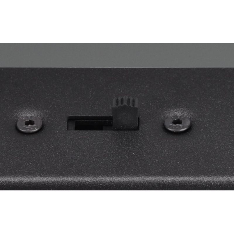 SEQUENCE APPLIQUE MODERNA LED 22W LUCE DIMMERABILE METALLO NERO CON FINITURE OTTONE O ALLUMINIO TRIO LIGHTING - Cristalensi Shop