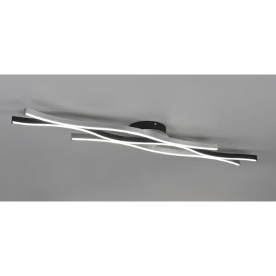 BLAZE PLAFONIERA MODERNA LED 35W LUCE 2300-3000-4000K DIMMERABILE IN METALLO 2 FINITURE COLORE TRIO LIGHTING - Cristalensi Shop 