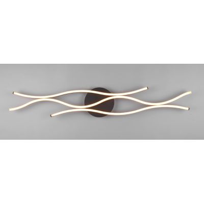 BLAZE PLAFONIERA MODERNA LED 35W LUCE 2300-3000-4000K DIMMERABILE IN METALLO 2 FINITURE COLORE TRIO LIGHTING - Cristalensi Shop 