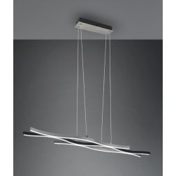 BLAZE SOSPENSIONE MODERNA LED 35W LUCE 2300-3000-4000K DIMMERABILE IN METALLO 2 FINITURE COLORE TRIO LIGHTING - Cristalensi Shop 2