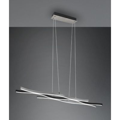 BLAZE SOSPENSIONE MODERNA LED 35W LUCE 2300-3000-4000K DIMMERABILE IN METALLO 2 FINITURE COLORE TRIO LIGHTING - Cristalensi Shop