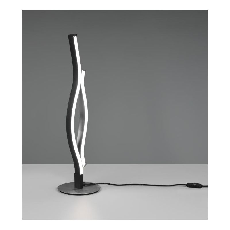 BLAZE LAMPADA DA TAVOLO MODERNA LED 8W LUCE 2300-3000-4000K DIMMERABILE IN METALLO 2 FINITURE COLORE TRIO LIGHTING - Cristalensi
