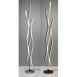 BLAZE PIANTANA MODERNA LED 28W LUCE 2300-3000-4000K DIMMERABILE IN METALLO 2 FINITURE COLORE TRIO LIGHTING - Cristalensi Shop On