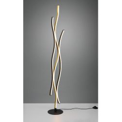 BLAZE PIANTANA MODERNA LED 28W LUCE 2300-3000-4000K DIMMERABILE IN METALLO 2 FINITURE COLORE TRIO LIGHTING - Cristalensi Shop On 2