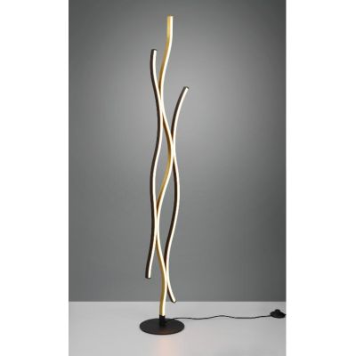 BLAZE PIANTANA MODERNA LED 28W LUCE 2300-3000-4000K DIMMERABILE IN METALLO 2 FINITURE COLORE TRIO LIGHTING - Cristalensi Shop On
