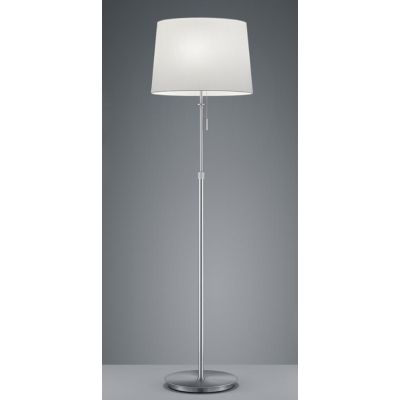 LYON LAMPADA DA TERRA MODERNA NICHEL O OTTONE CON PARALUME IN TESSUTO LAMPADINE ATTACCO E27 TRIO LIGHTING - Cristalensi Shop Onl