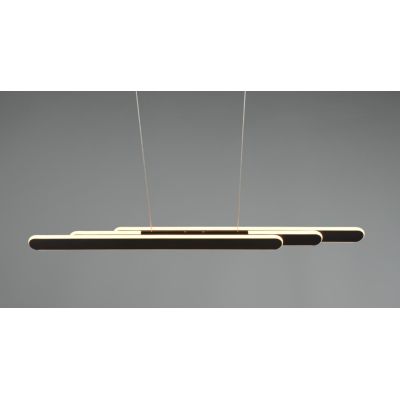 HELIOS SOSPENSIONE ESTENSIBILE LED 48W LUCE 2700-6500K DIMMERABILE 3 FINITURE COLORE MODERNA TRIO LIGHTING - Cristalensi Shop On