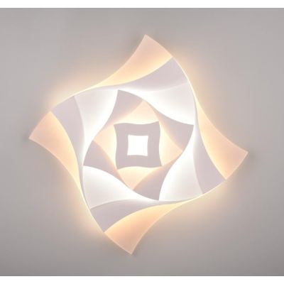 AKITA PLAFONIERA SQUADRATA MODERNA LED 56W LUCE DIMMERABILE TELECOMANDO INCLUSO TRIO LIGHTING - Cristalensi Shop Online