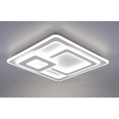 MITA PLAFONIERA MODERNA 3 QUADRATI LED 76W LUCE DIMMERABILE TELECOMANDO INCLUSO CM 51X51 TRIO LIGHTING - Cristalensi Shop Online