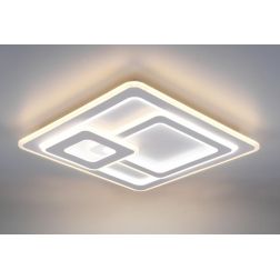 MITA PLAFONIERA MODERNA 3 QUADRATI LED 76W LUCE DIMMERABILE TELECOMANDO INCLUSO CM 51X51 TRIO LIGHTING - Cristalensi Shop Online