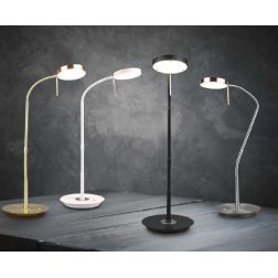 MONZA LAMPADA DA LETTURA CON 2 SNODI FLESSIBILI LED 12W SENSORE TOUCH 4 COLORI DIMMERABILE TRIO LIGHTING - Cristalensi Shop Onli