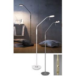 MONZA PIANTANA CON 2 SNODI FLESSIBILI H145 CM LED 12W SENSORE TOUCH 4 COLORI DIMMERABILE TRIO LIGHTING - Cristalensi Shop Online