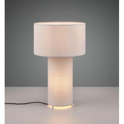 BALE LAMPADA DA TAVOLO IN TESSUTO 4 COLORI ALTEZZA CM 40 DIAMETRO CM 24 LAMPADINA ATTACCO E27 TRIO LIGHTING - Cristalensi Shop O