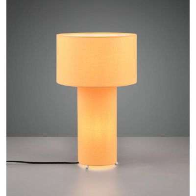 BALE LAMPADA DA TAVOLO IN TESSUTO 4 COLORI ALTEZZA CM 40 DIAMETRO CM 24 LAMPADINA ATTACCO E27 TRIO LIGHTING - Cristalensi Shop O