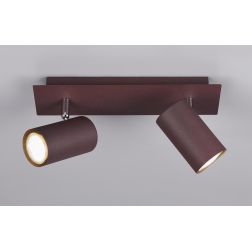MARLEY FARETTO A 2 SPOT ORIENTABILI IN METALLO 5 FINITURE COLORE ATTACCO 2xGU10 TRIO LIGHTING - Cristalensi Shop Online 2