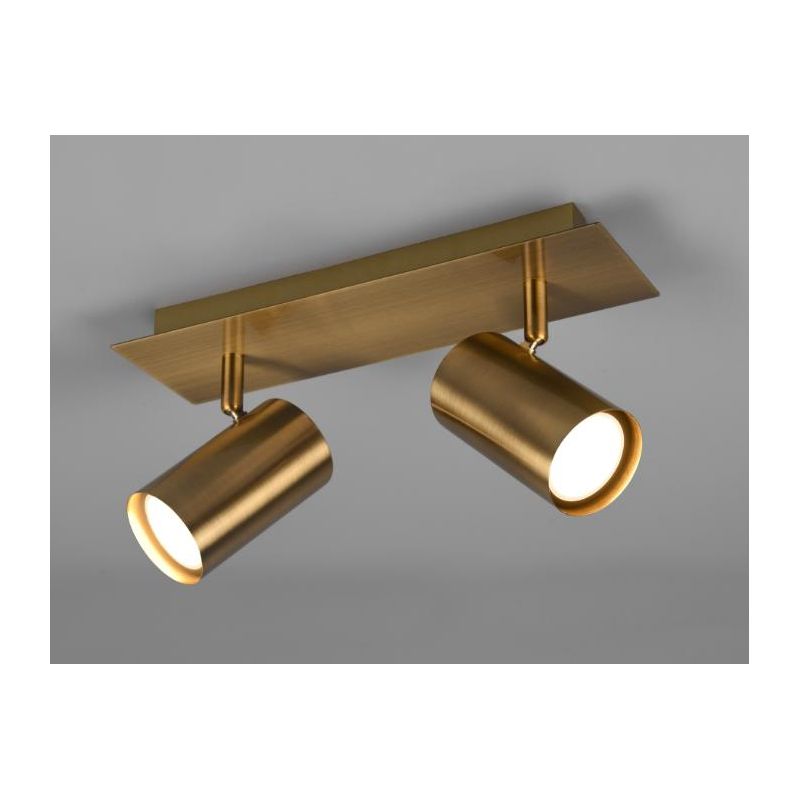 MARLEY FARETTO A 2 SPOT ORIENTABILI IN METALLO 5 FINITURE COLORE ATTACCO 2xGU10 TRIO LIGHTING - Cristalensi Shop Online