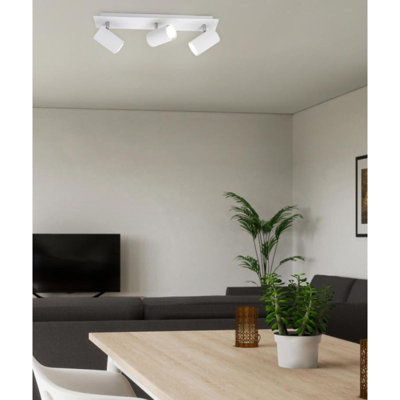MARLEY FARETTO A 3 SPOT ORIENTABILI IN METALLO 5 FINITURE COLORE ATTACCO 3xGU10 TRIO LIGHTING - Cristalensi Shop Online