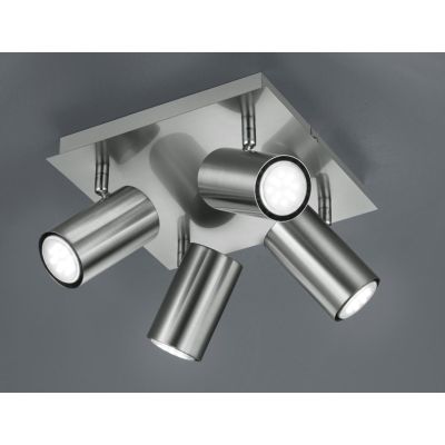 MARLEY FARETTO A 4 SPOT ORIENTABILI IN METALLO 5 FINITURE COLORE ATTACCO 4xGU10 TRIO LIGHTING - Cristalensi Shop Online
