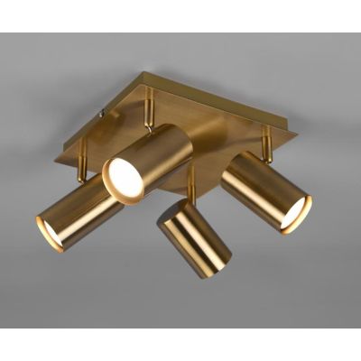 MARLEY FARETTO A 4 SPOT ORIENTABILI IN METALLO 5 FINITURE COLORE ATTACCO 4xGU10 TRIO LIGHTING - Cristalensi Shop Online
