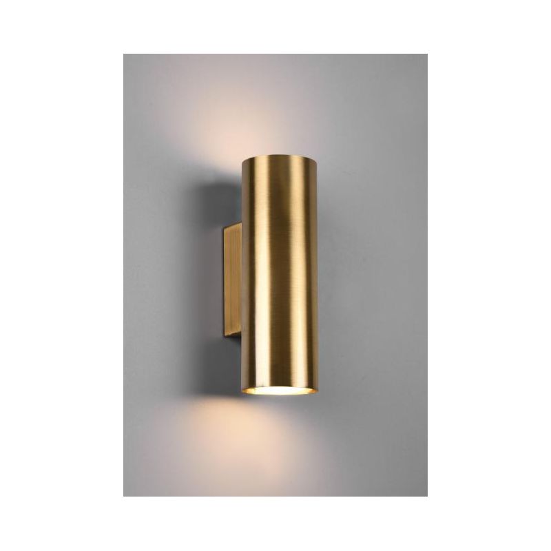 MARLEY APPLIQUE CILINDRICA IN METALLO 5 FINITURE COLORE BI-EMISSIONE ATTACCO 2XGU10 TRIO LIGHTING - Cristalensi Shop Online