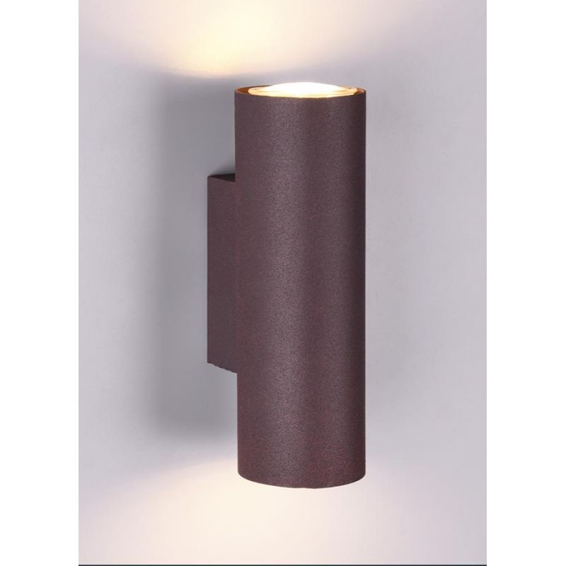 MARLEY APPLIQUE CILINDRICA IN METALLO 5 FINITURE COLORE BI-EMISSIONE ATTACCO 2XGU10 TRIO LIGHTING - Cristalensi Shop Online