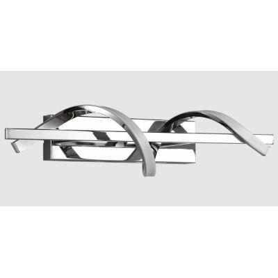 ISABEL APPLIQUE MODERNA LED 8.5W LUCE 4000K DIMMERABILE METALLO FINITURA CROMO RL - Cristalensi Shop Online