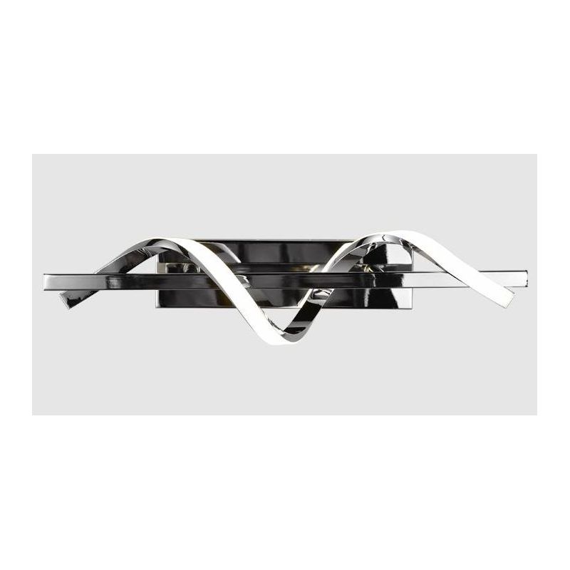 ISABEL APPLIQUE MODERNA LED 8.5W LUCE 4000K DIMMERABILE METALLO FINITURA CROMO RL - Cristalensi Shop Online