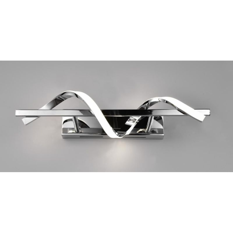 ISABEL APPLIQUE MODERNA LED 8.5W LUCE 4000K DIMMERABILE METALLO FINITURA CROMO RL - Cristalensi Shop Online