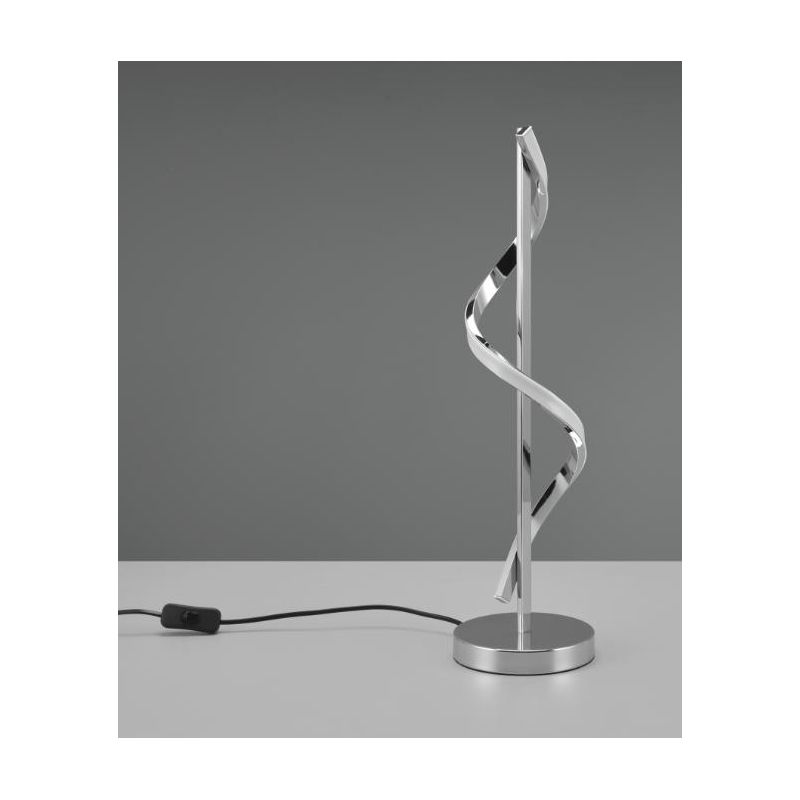 ISABEL LAMPADA DA TAVOLO MODERNA LED 8.5W LUCE 4000K DIMMERABILE METALLO FINITURA CROMO RL - Cristalensi Shop Online