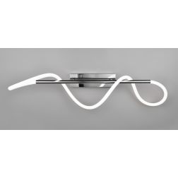 ARGOS PLAFONIERA MODERNA IN METALLO CROMO LED 28W LUCE 4000K DIMMERABILE RL - Cristalensi Shop Online 2