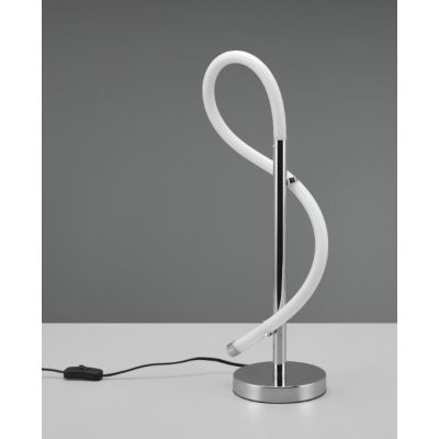 ARGOS LAMPADA DA TAVOLO MODERNA IN METALLO CROMO LED 10.5W LUCE 4000K DIMMERABILE RL - Cristalensi Shop Online