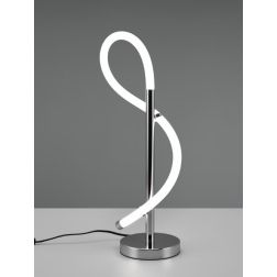 ARGOS LAMPADA DA TAVOLO MODERNA IN METALLO CROMO LED 10.5W LUCE 4000K DIMMERABILE RL - Cristalensi Shop Online