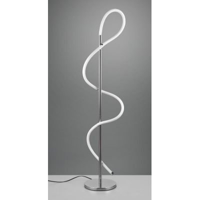 ARGOS LAMPADA DA TERRA MODERNA IN METALLO CROMO LED 28W LUCE 4000K DIMMERABILE RL - Cristalensi Shop Online