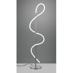 ARGOS LAMPADA DA TERRA MODERNA IN METALLO CROMO LED 28W LUCE 4000K DIMMERABILE RL - Cristalensi Shop Online