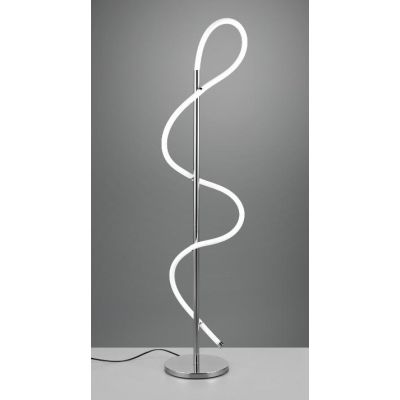 ARGOS LAMPADA DA TERRA MODERNA IN METALLO CROMO LED 28W LUCE 4000K DIMMERABILE RL - Cristalensi Shop Online