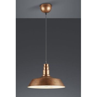 WILL LAMPADARIO A SOSPENSIONE VINTAGE IN METALLO 4 COLORI DIAMETRO CM 36 LAMPADINA ATTACCO E27 RL - Cristalensi Shop Online