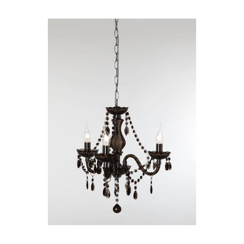 LUSTER LAMPADARIO A SOSPENSIONE 3 LUCI IN METALLO E ACRILICO 3 COLORI D46 STILE CLASSICO RL - Cristalensi Shop Online