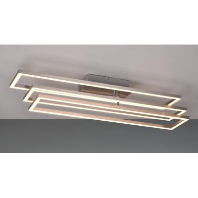 CORSO PLAFONIERA LED 36W LUCE DIMMERABILE IN METALLO 3 COLORI CON RETTANGOLI ORIENTABILI RL - Cristalensi Shop Online