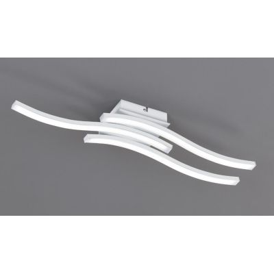 ROUTE PLAFONIERA MODERNA LED 15W LUCE 3000K o 4000K CON 3 BACCHETTE METALLO 5 COLORI RL - Cristalensi Shop Online